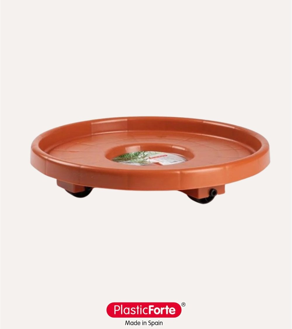 Base Portamacetas con Ruedas de Plástico