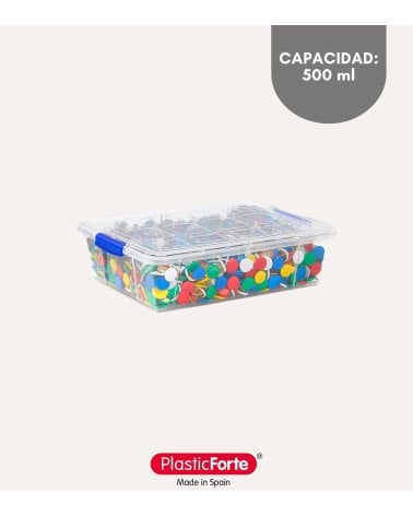 Mini Caja Organizadora de Escritorio de Plástico