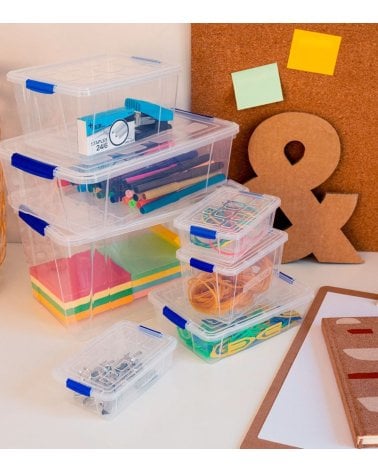 Mini Caja Organizadora de Escritorio de Plástico