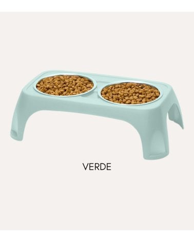 Comedero Elevable de Mascotas de Plástico