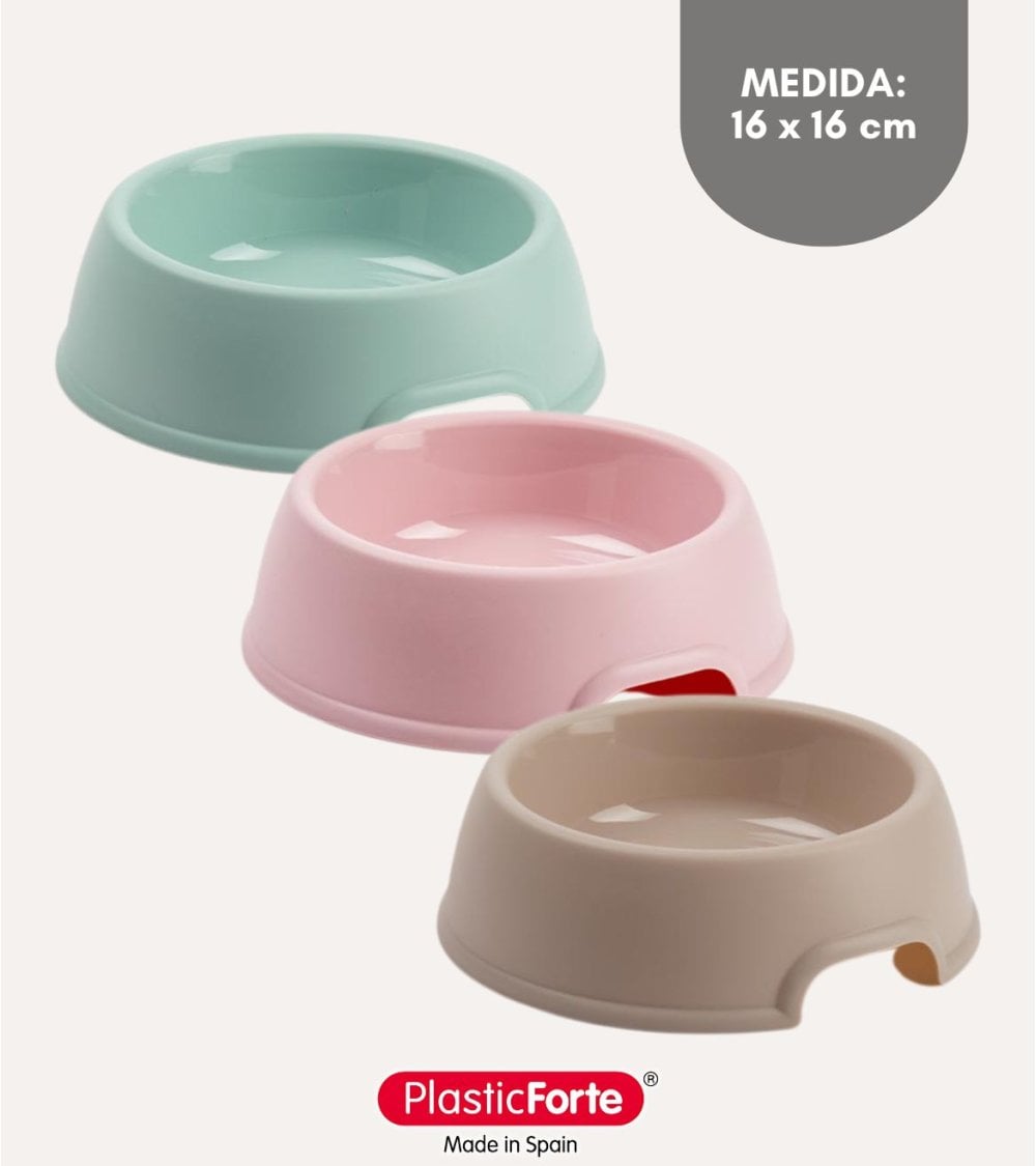 Comedero de Mascotas de Plástico