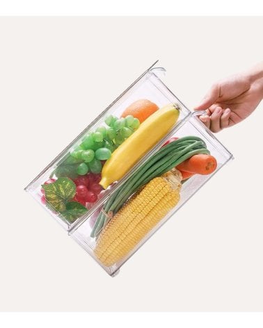 Cubo Organizador System Transparente para Frigorífico de Plástico
