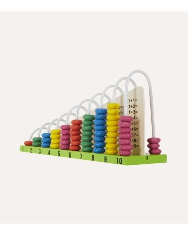 Ábaco matemático de Madera