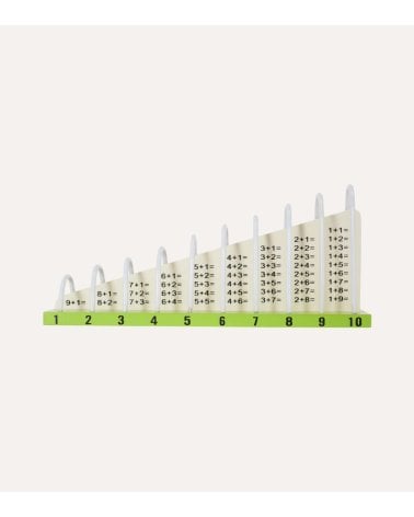 Ábaco matemático de Madera