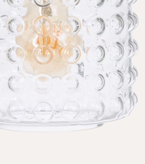 Lámpara Colgante Matías de Cristal y Metal