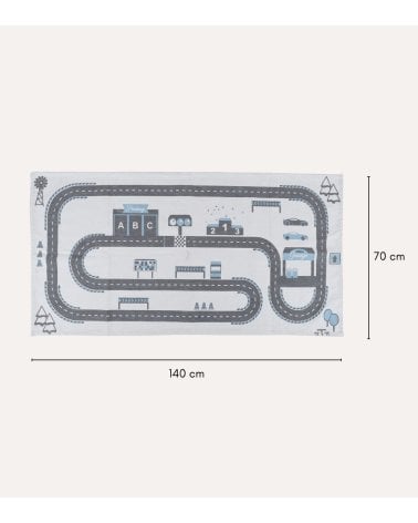 Alfombra Infantil Circuito de Algodón