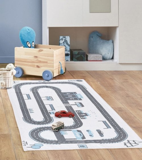 Alfombra Infantil Circuito de Algodón