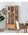 Vitrina Saphira de Vidrio y MDF