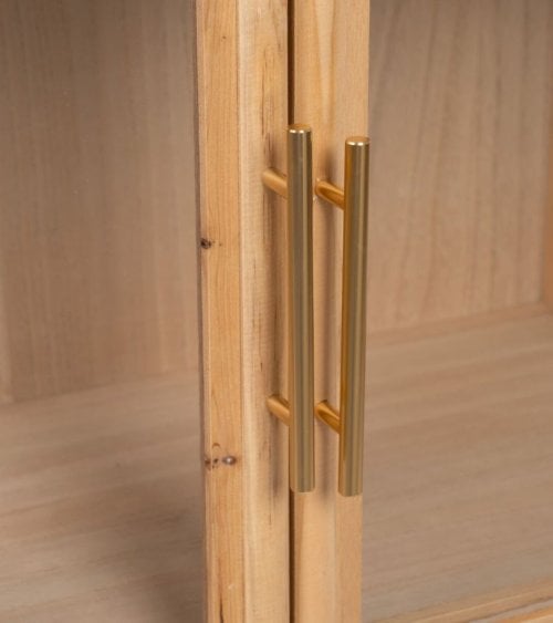 Vitrina Saphira de Vidrio y MDF