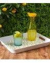 Bandeja Estampado Limones con Asas de Plástico