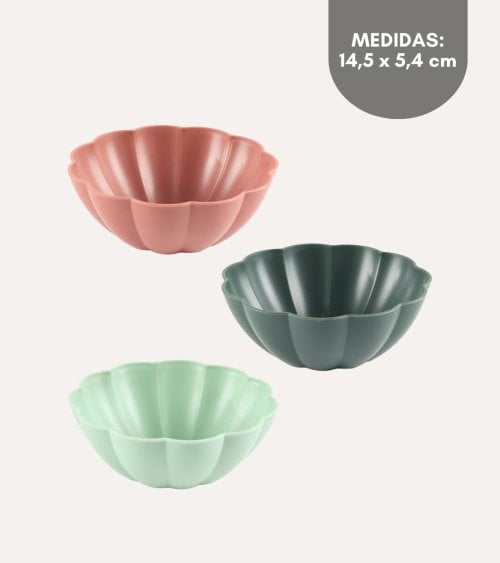 Bol Ovalado Iris de Plástico