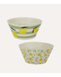 Bol Estampado Limones de Plástico