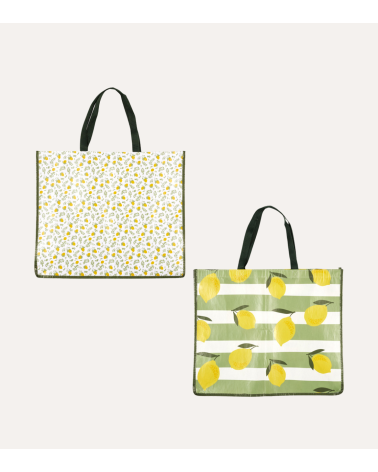 Bolsa de Compra Estampado Limones de Poliéster