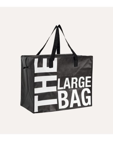 Bolsa de Compra Large con Cremallera de Algodón