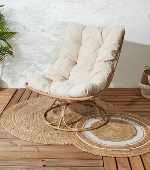 Butaca Giratoria Petra Home de Ratán