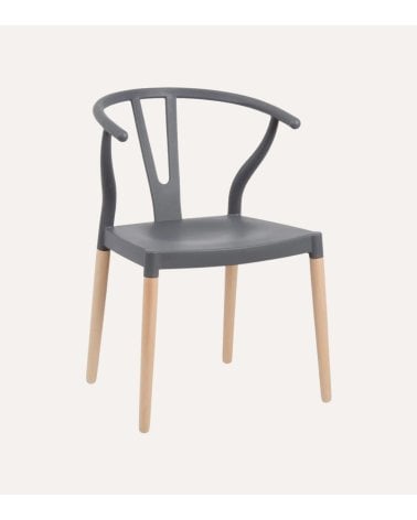 Silla Isa de PP y Madera