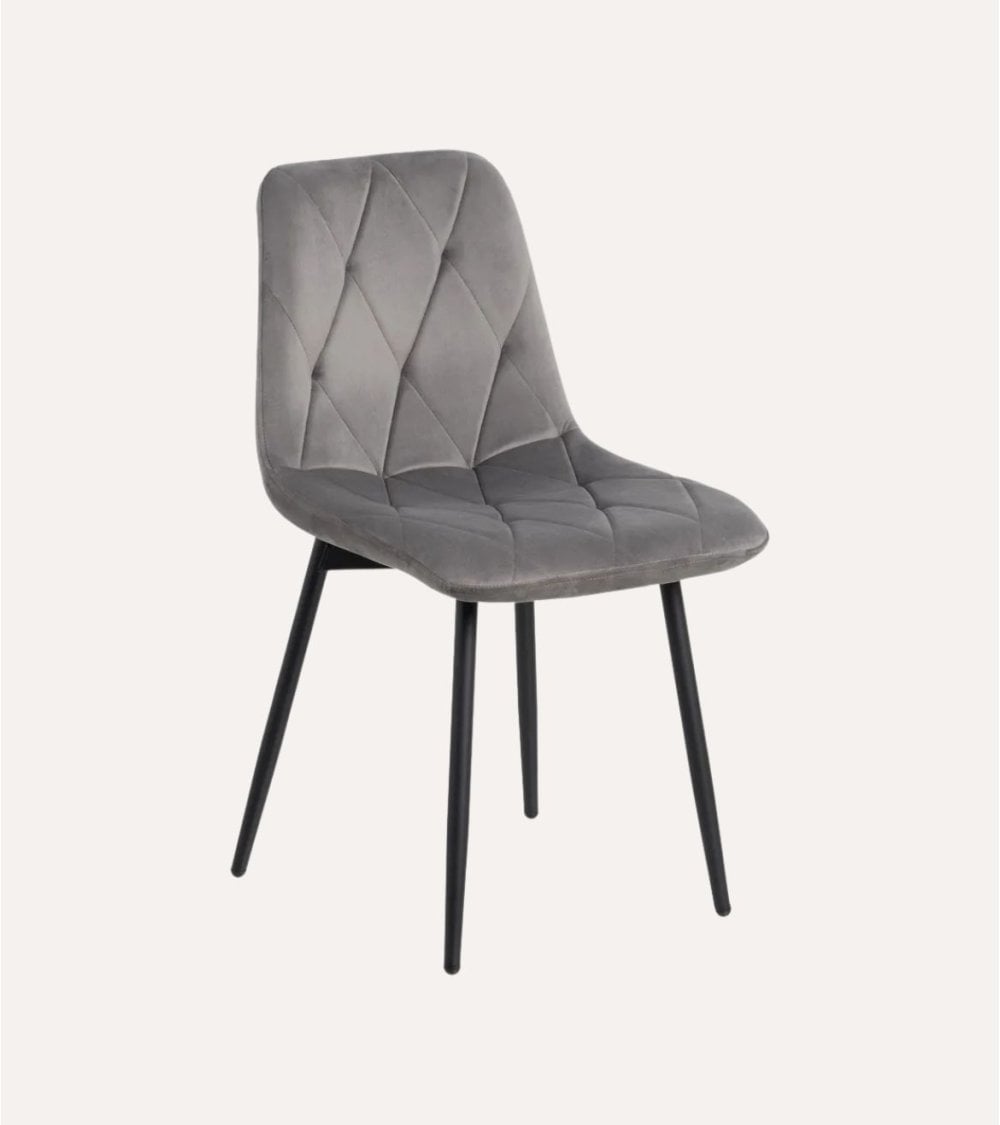 Silla Champagne de Poliéster y Metal