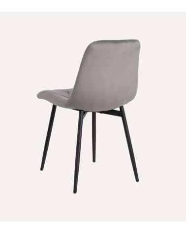 Silla Champagne de Poliéster y Metal