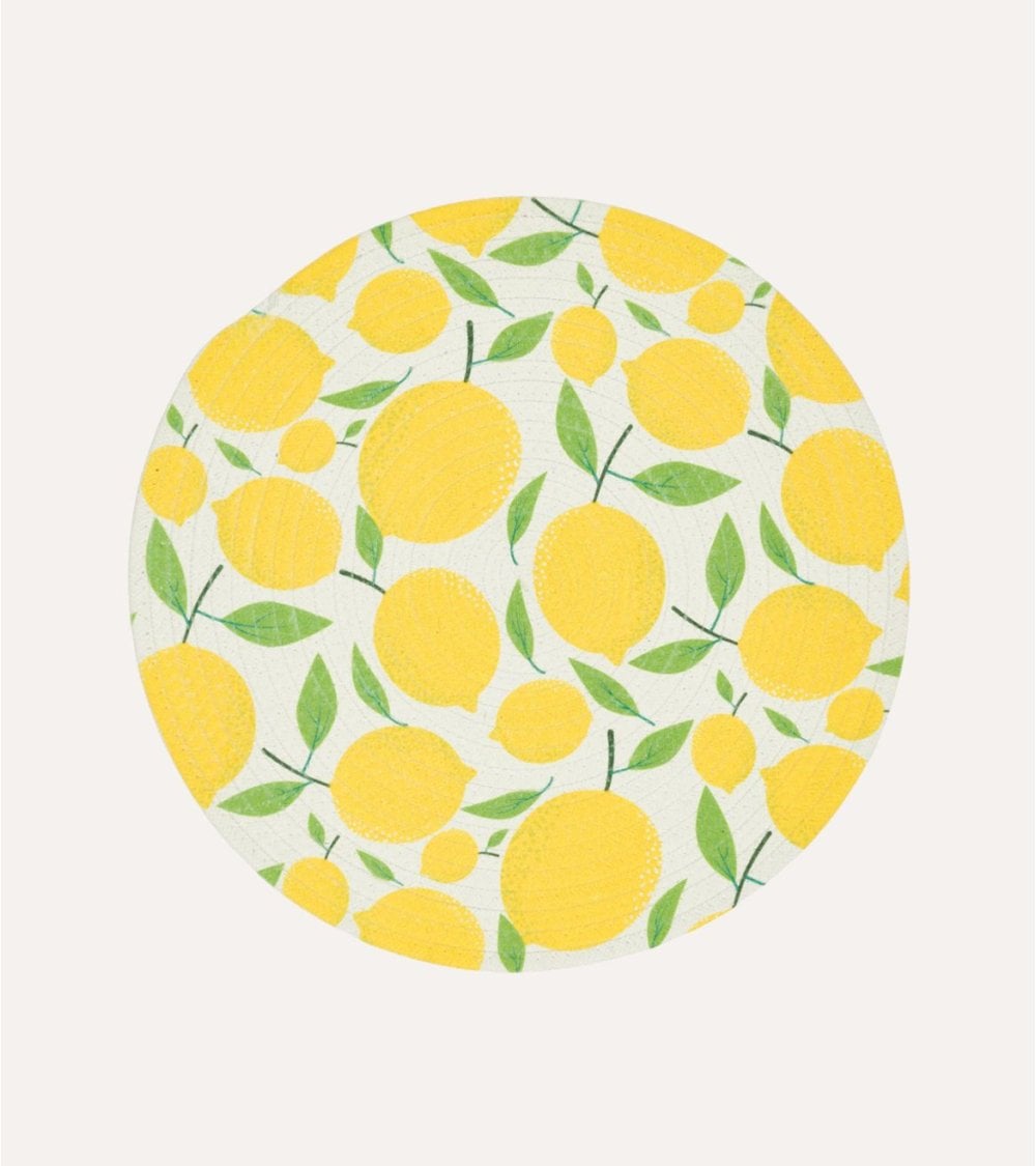 Mantel Individual Estampado Limones de Poliéster