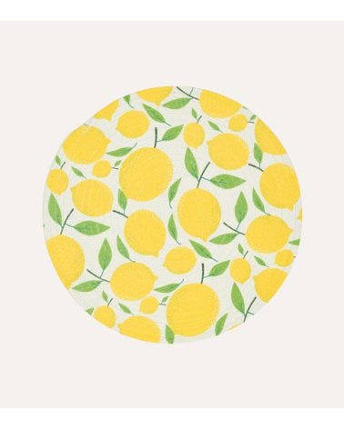Mantel Individual Estampado Limones de Poliéster