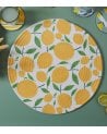 Mantel Individual Estampado Limones de Poliéster
