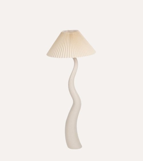 Lámpara de Pie Wavy de Cerámica