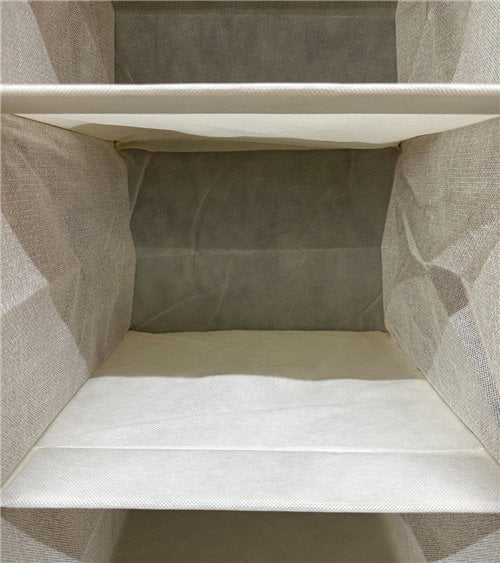 Organizador Colgante para Armario con Tres Baldas Beige