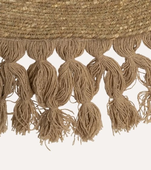 Lámpara Colgante Halo de Fibra Natural