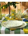 Plato de Postre Estampado Limones de Polipropileno