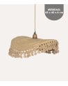Lámpara Colgante Halo de Fibra Natural