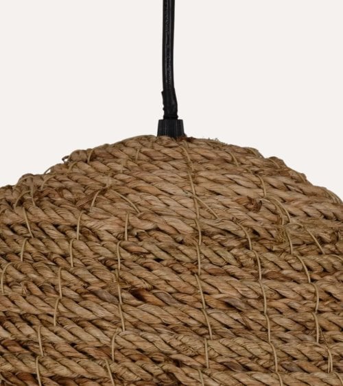 Lámpara Colgante Cánamo de Cuerda Natural