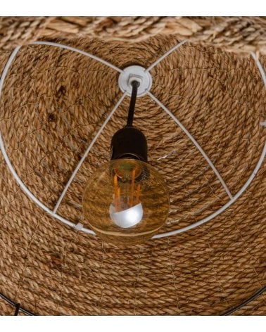 Lámpara Colgante Cánamo de Cuerda Natural