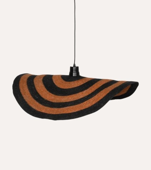 Lámpara Colgante Chapeu de Fibra Natural