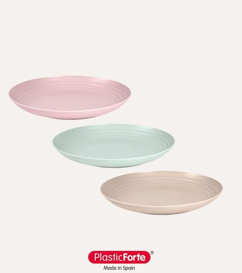 Plato Ovalado Classic de Plástico