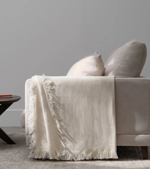 Manta de Tejido Fino de Algodón Reciclado