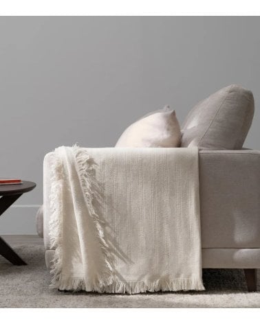 Manta de Tejido Fino de Algodón Reciclado