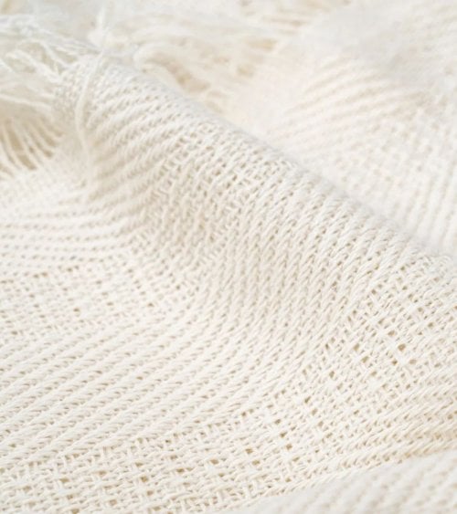 Manta de Tejido Fino de Algodón Reciclado