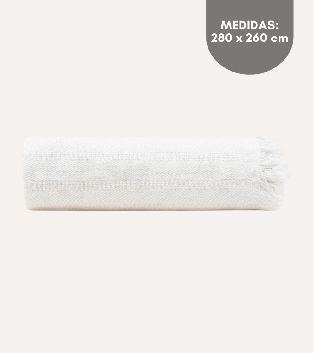 Manta de Tejido Fino de Algodón Reciclado