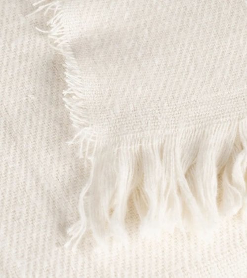 Manta Lisa de Tejido Fino de Algodón Reciclado