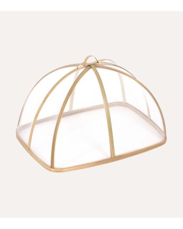 Cubre Alimentos de Bambú y Malla de Poliéster