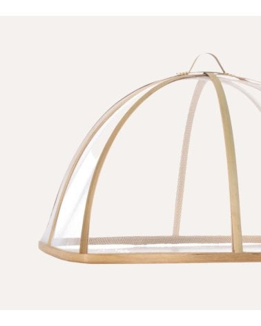 Cubre Alimentos de Bambú y Malla de Poliéster