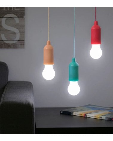 Bombilla Led Portátil con Cable de Plástico