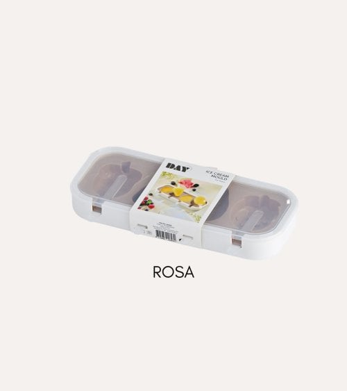 Molde 4 Helados de Plástico y Silicona