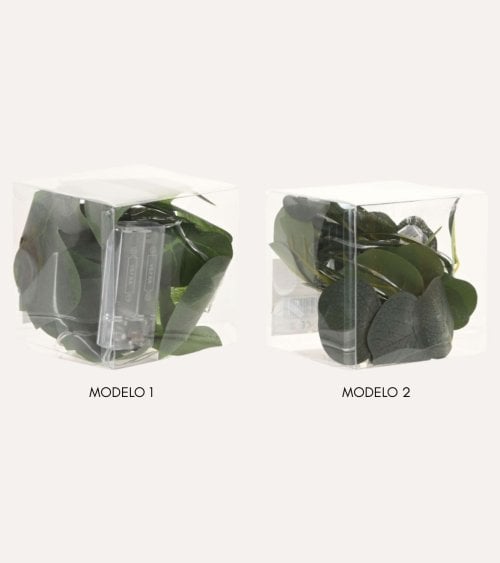 Guirnalda de Hojas Tropicales Decorativas de 10 LEDs