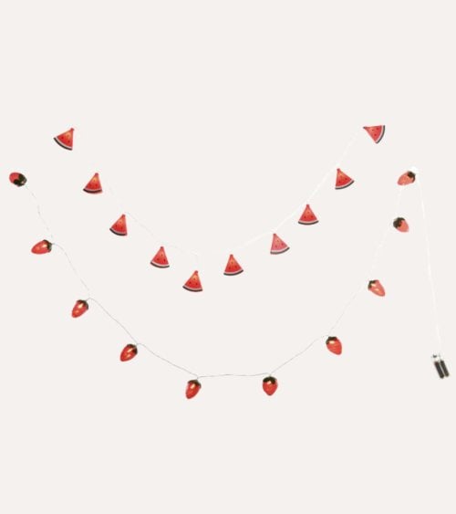 Guirnalda de Frutilla Decorativas de 10 LEDs