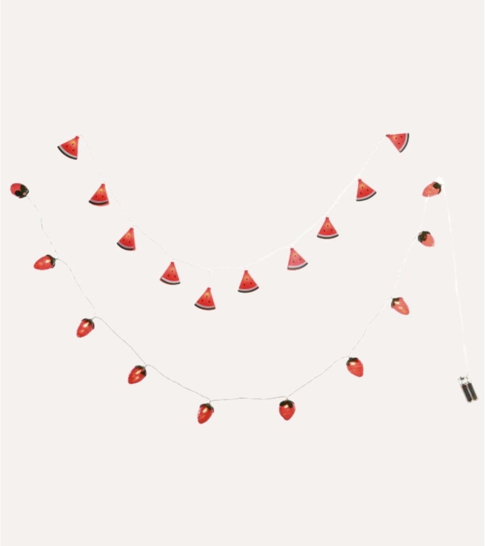 Guirnalda de Frutilla Decorativas de 10 LEDs