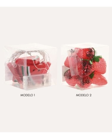Guirnalda de Frutilla Decorativas de 10 LEDs
