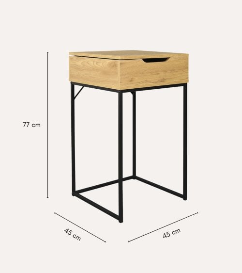 Tocador con Tapa Vanity de Madera