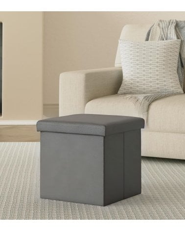 Puff Plegable Cuadrado de PVC