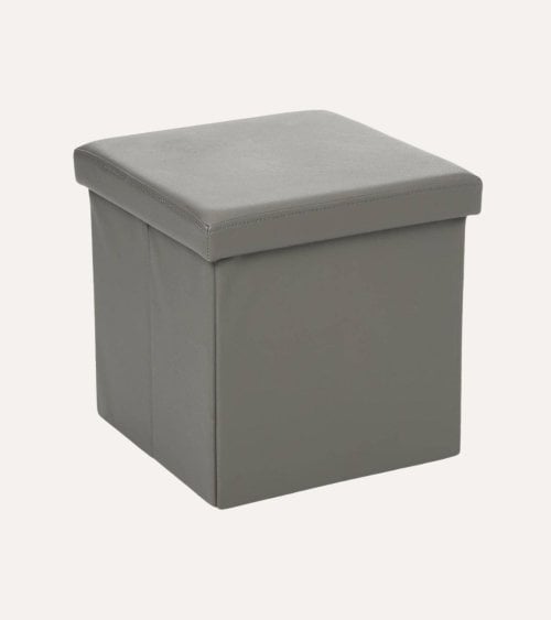 Puff Plegable Cuadrado de PVC